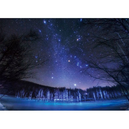美瑛に降る星のダイヤモンド（北海道）