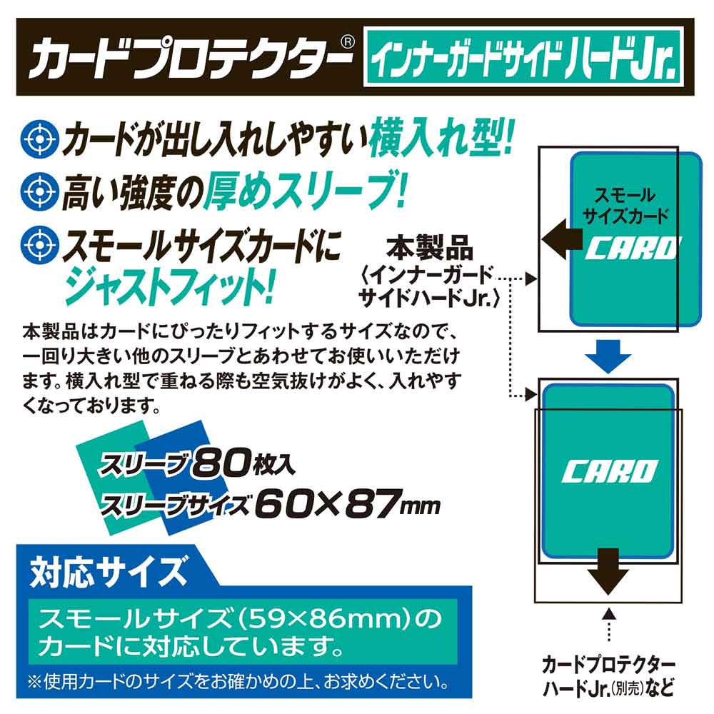 カードプロテクターインナーガードサイドハードＪｒ．説明