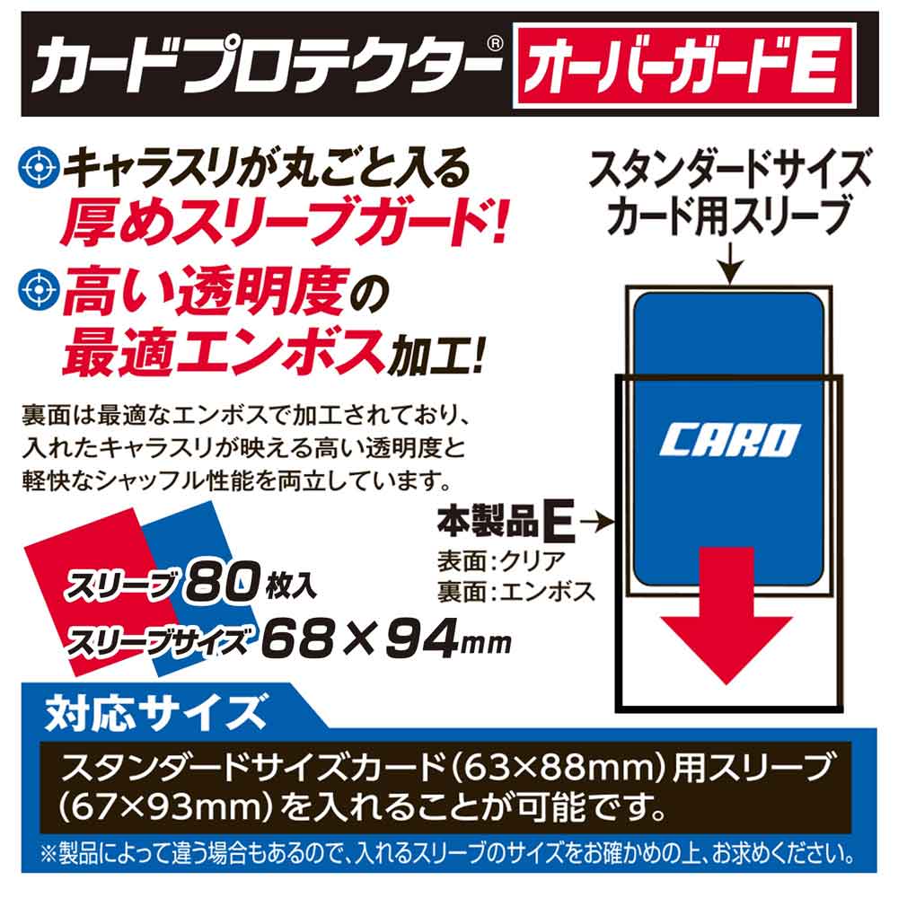 カードプロテクターオーバーガードＥ説明